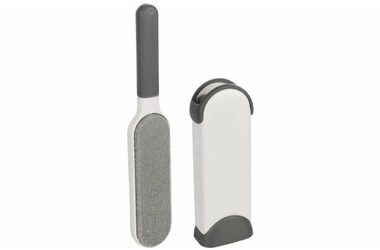 Flamingo Fura Samočistiaci odstraňovač chlpov bielo-šedá 31cm