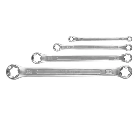 YATO YT-0530 / Sada kľúčov očkových 4ks TORX E6xE24