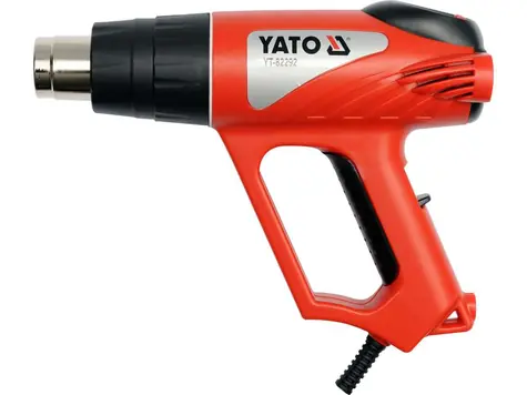 YATO YT-82292 / Teplovzdušná pištoľ s príslušenstvom / 2000W / Teplota 50-550°C / Množstvo vzduchu 300-500 L-min