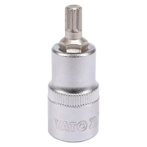 YATO YT-04342 / Nadstavec 1/2" bit viaczubý M8 55 mm