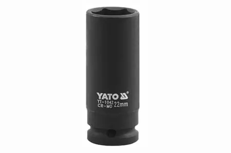 YATO YT-1049 / Nadstavec 1/2" rázový šesťhranný hlboký 29 mm / CrMo