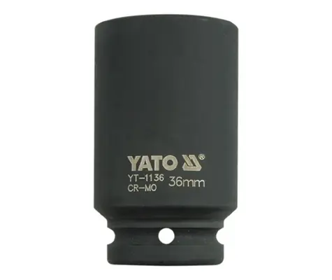 YATO YT-1136 / Nadstavec 3/4" rázový šesťhranný hlboký 36 mm / CrMo