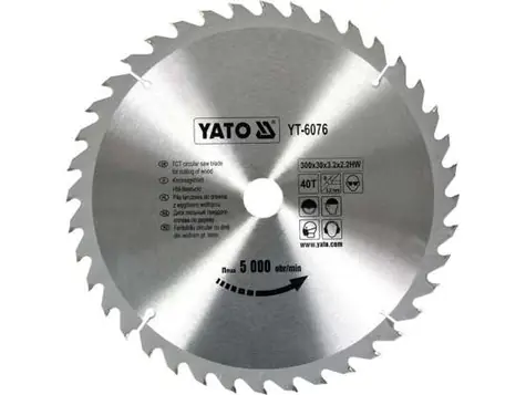 YATO YT-6076 / Rezný kotúč na oceľ 48T 185x20mm