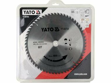 YATO YT-60784 / Rezný kotúč na drevo 60T 305x30mm