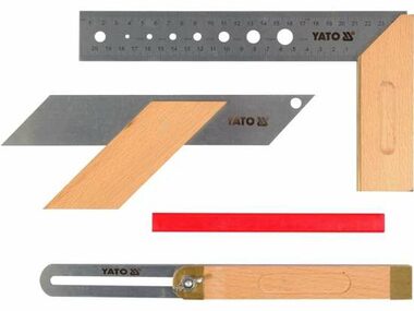 YATO YT-70823 / Tesárska súprava na presné meranie 4ks