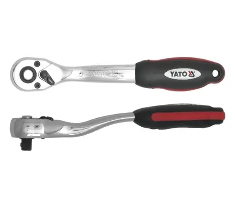 YATO YT-0316 / Račňa 1/4" / 145 mm / vyhnutá