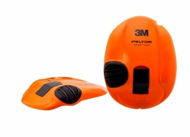 3M Peltor SportTac / mušľový chránič sluchu proti impulzným zvukom 26 dB / oranžová-zelená