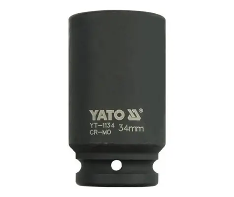 YATO YT-1134 / Nadstavec 3/4" rázový šesťhranný hlboký 34 mm / CrMo