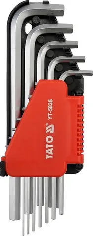 YATO YT-5835 / Sada kľúčov imbus 12 ks dlhšie palcové