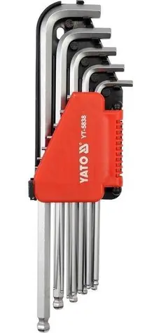 YATO YT-5837 / Sada kľúčov imbus s guličkou 12 ks dlhšia