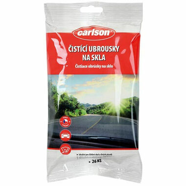 Carlson čistiace obrúsky na sklá 26ks