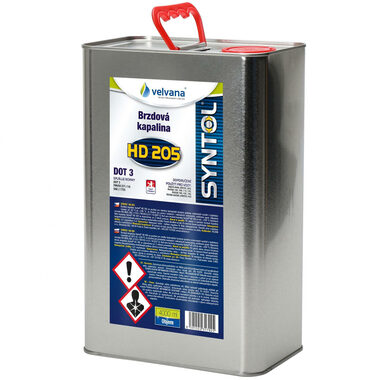 Velvana 31.702 Brzdová kvapalina pre Syntol HD205 DOT3 / VW TL 766 - 4l