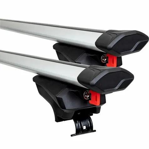 Aroso Priečniky na integrované pozdĺžniky Löwe 110cm - aluminium / uzamykateľné / aero krídlo