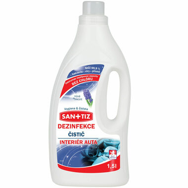 Sanitiz čistiaci prípravok pre interiér automobilu - dezinfekcia 1.5l - parfum Hyacint