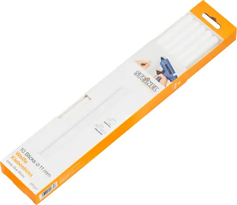 Steinel lepiace tyčinky 11mm 250G biela 10ks / 250mm