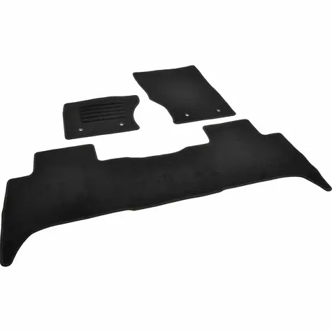 Aroso Autokoberce textilné presné čierne / čierne obšitie - Land Rover Discovery V (Typ L462) (2017-2023) 5-s