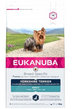 Eukanuba Yorkshire Terrier 2 kg / granule pre psov / pre dospelých Yorkshirské Terriéry
