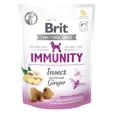 Brit Care Dog Functional Snack Immunity Insect 150 g / Funkčné polomäkké maškrty pre psov