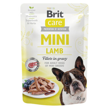 Brit Care Mini Lamb fillets in gravy 85 g / Kapsičky pre psov