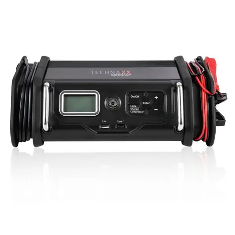 Technaxx TX-193 Nabíjačka batérií s kompresorom / 10A / 8 bar
