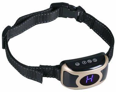 HELMER TC 32 čierna / Elektronický protištekací obojok pre psov / obvod 17 až 55 cm / IP67