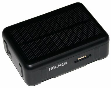 HELMER LK 515 čierna / GPS lokátor pre hospodárske zvieratá / solárne nabíjanie / SIM / IP67