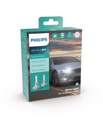 Philips LED H1 Ultinon Pro5100 HL 12/24 V 12W 2 ks / Autožiarovka LED / pätica P14.5S