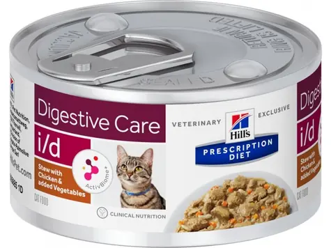 Hill's PD Diet i/d Digestive Care Chicken&amp;Vegetables 82 g / Konzerva pre mačky / Starostlivosť o trávenie