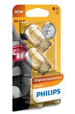 Philips W21W 12V 21W 2ks / žiarovka / pätica W3x16d