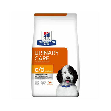Hill&#39;s PD Urinary Care Canine c/d Multicare 4 kg / suché krmivo pre psov / zníženie recidívy struvitových kameňov