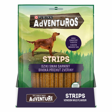 Purina Adventuros Sticks 90 g / odmena pre psov / zverina