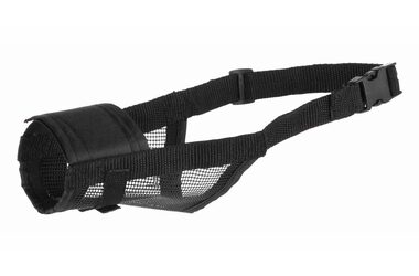 TRIXIE 19261 Náhubok nylonový so sieťkou XS - S 15-20 cm čierna / polyester