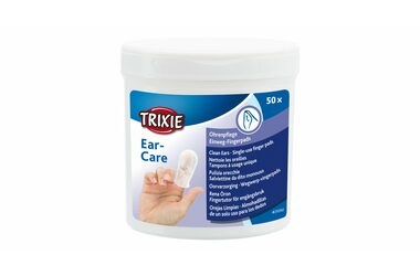 TRIXIE 29392 Ušná starostlivosť - jednorazové ošetrujúce návleky na prst 50ks