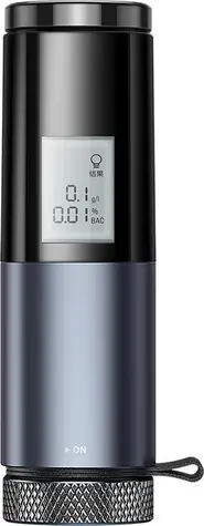 Baseus CRCX-01 Digitálny alkohol tester bez náustku čierna / LCD 