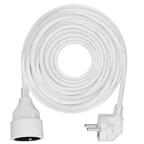 Solight PS12 1z predlžovací prívod 15 m biela / 3 x 1.5mm2