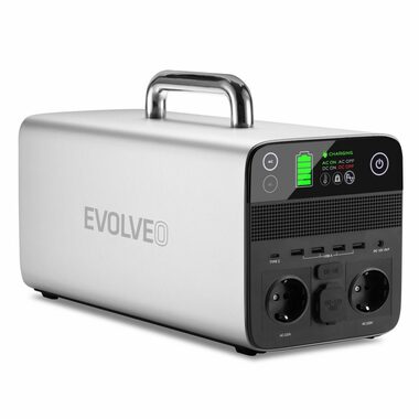 Evolveo PowerCharge 1000 / nabíjacia stanica / príkon 2000W / 1036.8Wh / LCD displej