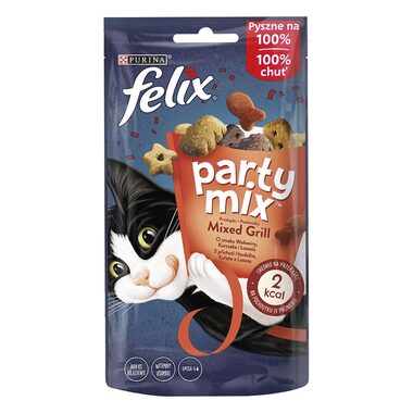 PURINA Felix Party Mix grill 60 g / Pochúťka pre mačky