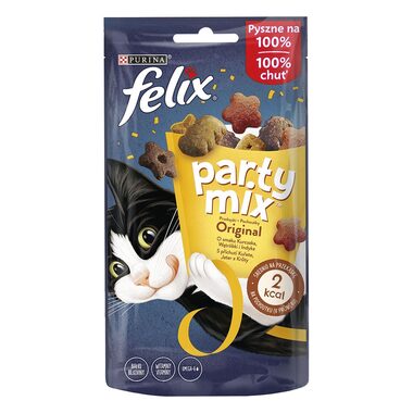 PURINA Felix Party Mix Original 60 g / Pochúťka pre mačky