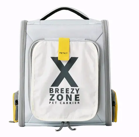 PetKit Breezy xZone Pet Carrier šedá / Batoh na miláčikov / 35x27x43cm