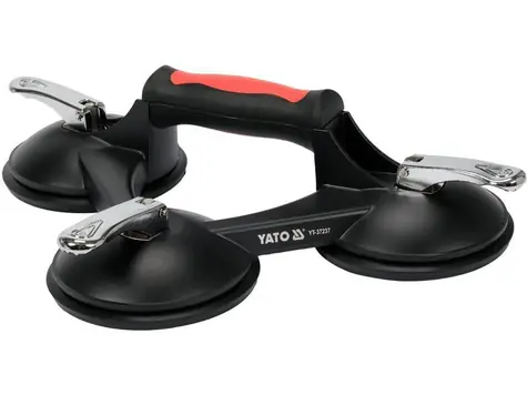 YATO YT-37237 / Uhlová prísavka na sklo / 3x 125 mm