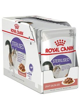 Royal Canin Feline Sterilised 12x 85g / Kapsičky pre mačky / kastrované