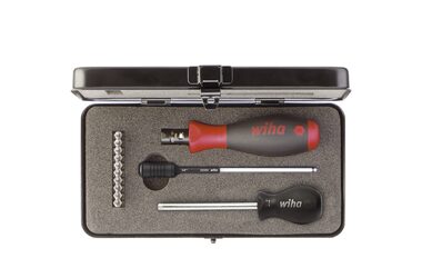 Wiha 34614 Súprava momentových skrutkovačov TorqueVario-S 14 ks / 0.8-5.0 Nm / TORX / TORX PLUS