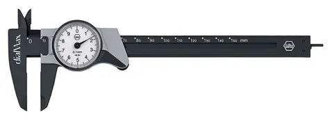 Wiha 31439 Posuvné meradlo s indikátorom dialMax / 150 mm / Rozlíšenie 0.1 mm