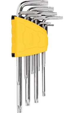 Deli Tools EDL3091 Sada inbusových kľúčov / T10 &amp; T15 &amp; T20 &amp; T25 &amp; T27 &amp; T30 &amp; T40 &amp; T45 &amp; T50