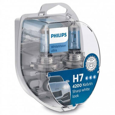 Philips H7 WhiteVision Ultra 12V 60/55W 2 ks / Autožiarovka / pätica PX26d
