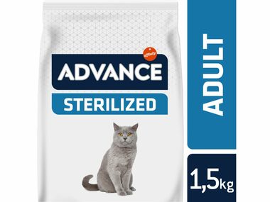 ADVANCE CAT Sterilized 1.5kg / Superprémiové krmivo (granule) / pre sterilizované dospelé mačky