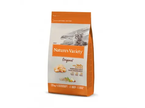 Nature´s variety original pre mačky s kuracím 1.25kg / Granule pre mačky
