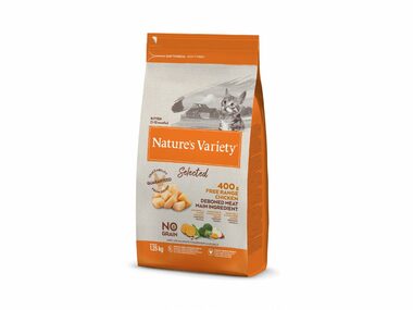 Nature´s variety selected pre mačiatka s kuracím 1.25kg / Granule pre mačky