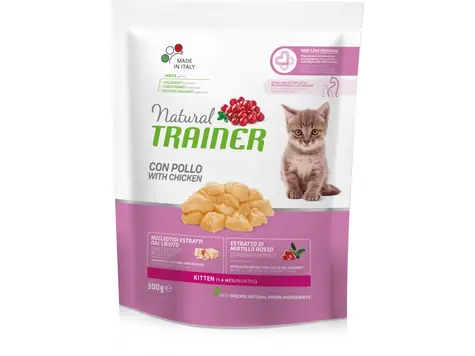 Natural Trainer Cat Kitten kuracie 300g / Granule pre mačky / pre mačiatka od 1 do 6 mesiacov