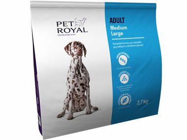 Pet Royal Adult Medium Large 2.7kg / Kompletné krmivo pre dospelé psy stredných a veľkých plemien